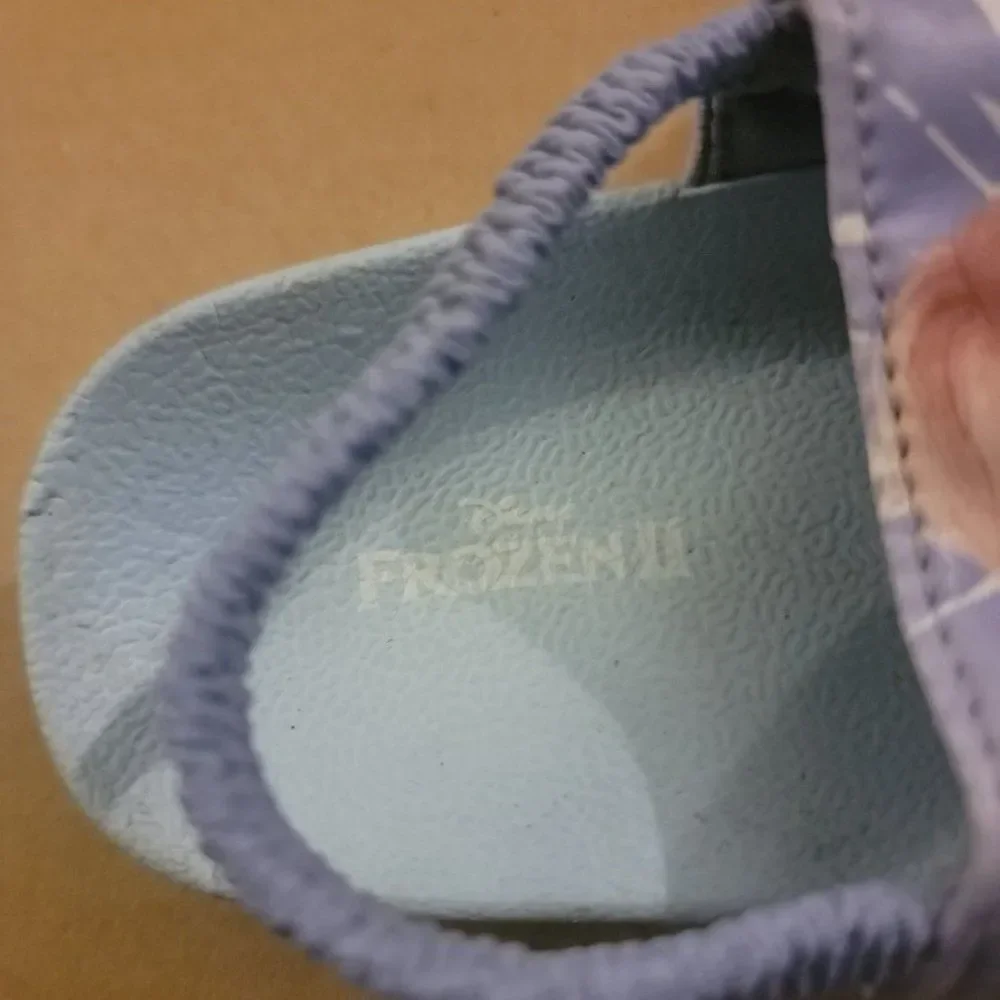 Disney Frozen II Girls Blue Comfort Heel Strap Slide Sandal Size US 5/6